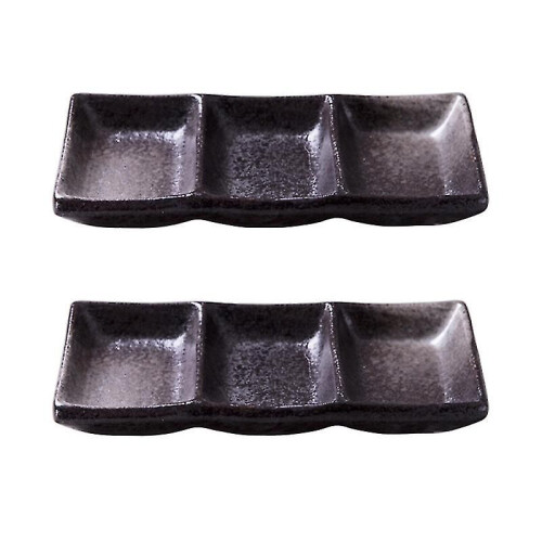 2 assiettes à collation pour restaurant