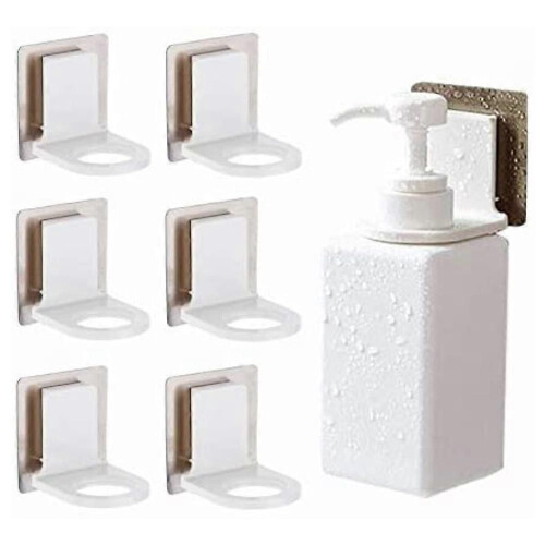 Lot de 6 patchs à ventouses dorés brossés sans perforation, opp#C0K1N#