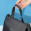 Marineblauwe lunchtaskoeler met H-ritssluiting 4
