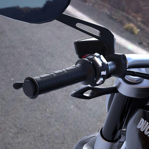 Autumn and winter motorcycle modified electric heating handle adjustable temperature handle silicone 1