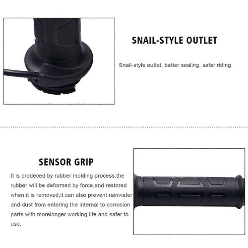 Autumn and winter motorcycle modified electric heating handle adjustable temperature handle silicone 2