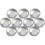 10 Pcs Cake Egg Tart Pasteis De Nata Oven Bake Round Tin Cake Tool #CaLu 1