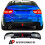 For BMW 3 Series E90 E91 M Sport Rear Valance Diffuser Splitter W/ LED 1