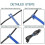 Grey 50pcs Of Reusable Nylon Cable Strap Ties loop Hook 4