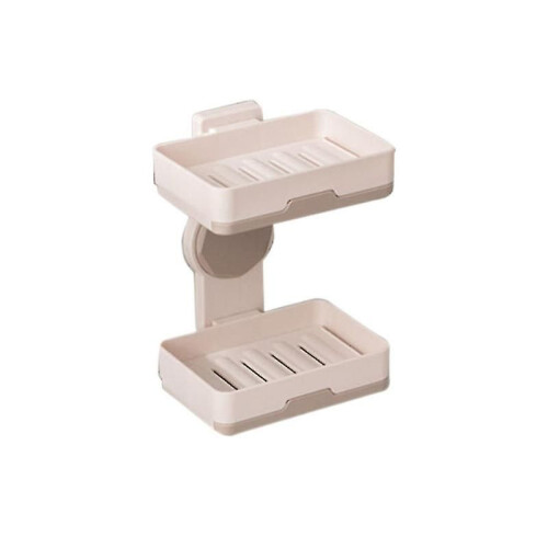 1pcs Double Layer Soap Dish For Bathroom Kitchen