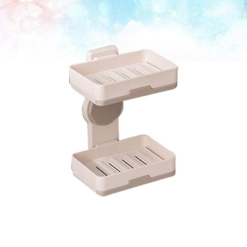 1pcs Double Layer Soap Dish For Bathroom Kitchen 1