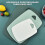 3-pack plastic snijplanken, flexibele snijplank, professionele snijplank 3