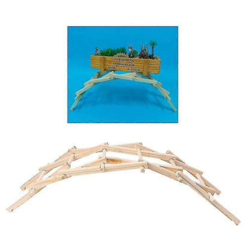 Pont Da Vinci Pathfinders Kit de construction en bois Modèle de construction Blocs de construction Jouet 1