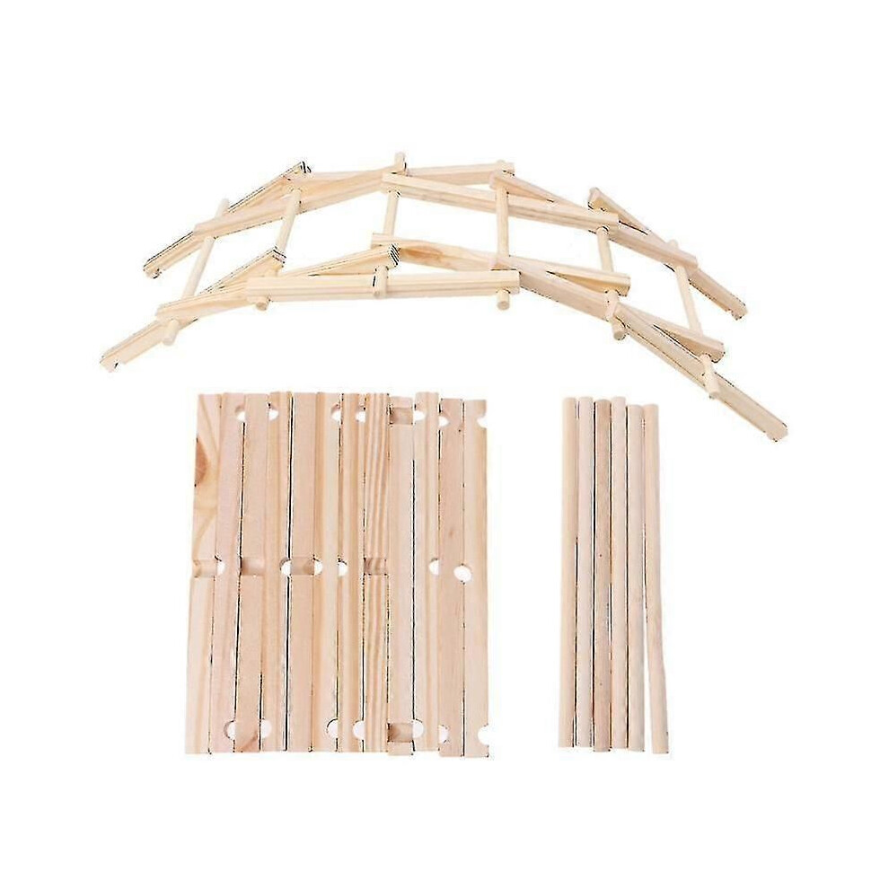 Pont Da Vinci Pathfinders Kit de construction en bois Modèle de construction Blocs de construction Jouet