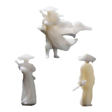 Moule en silicone pour statuettes en résine fabriquées à la main, idéal pour les amateurs d'arts martiaux