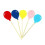50 décorations de cupcakes en forme de ballon 1