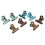 8 Pcs Bag Clips 4 Different Colors Effective Clamping Force Spring Fixing Tool for Offices Homes 4