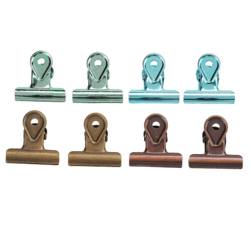 8 Pcs Bag Clips 4 Different Colors Effective Clamping Force Spring Fixing Tool for Offices Homes 1