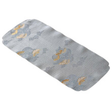 Tea Set Mat Decorative Washable Exquisite Embroidery Tea Ceremony Mat for Tabletop Gray