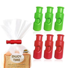 20 pezzi di clip per sacchetti di qualità premium - Set conveniente per alimenti, frutta e pane, con