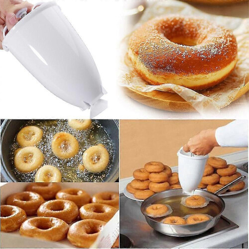New Plastic Doughnut Maker ,machine Mold Diy Tool Kitchen Pastry Making Bake Ware Kitchen Accessories 1