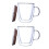 Simple coffee cup Double-layer transparent coffee cup Drinking tea cup High borosilicate glass 1