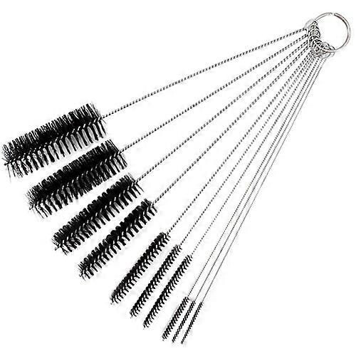 10 Pieces Home Accessories Multifunctional Useful Tool Nylon Stainless Steel Brushes 1