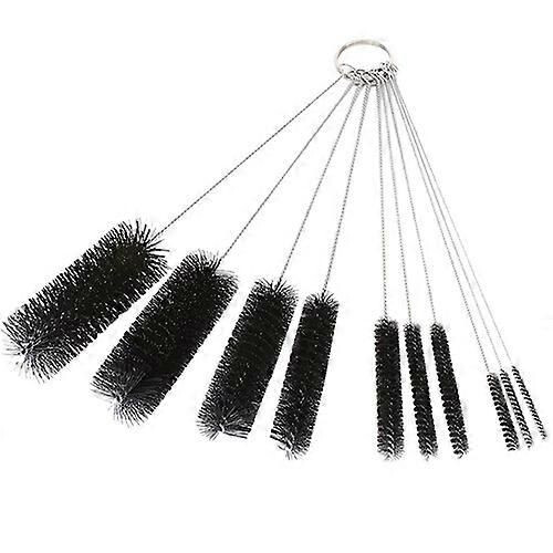 10 Pieces Home Accessories Multifunctional Useful Tool Nylon Stainless Steel Brushes