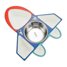 Assiettes divisées, bols pour tout-petits, plats, lavables au lave-vaisselle, matériau en acier inoxydable