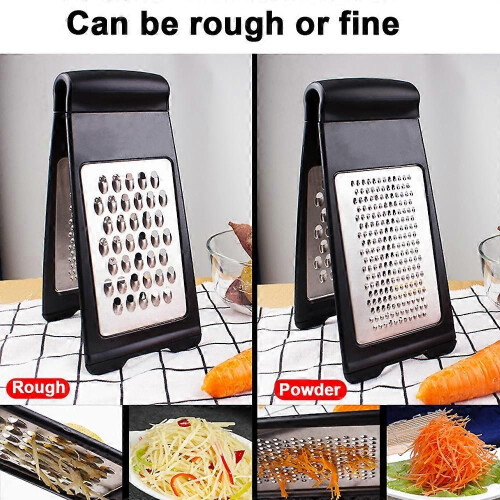 Reibe aus Edelstahl, ideal für Parmesan, Gemüse, Ingwer 2