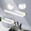 No drilling kitchen roll holder, kitchen roll holder, wall-mounted, aluminum roll holder (W-28 cm) 3