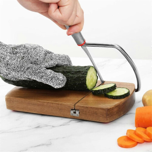 Cortador de queso multiusos, tabla de madera para cortar queso 1
