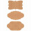 Ensemble de 300 étiquettes auto-adhésives, multifonctions, hartie maro, 3x5 cm 2