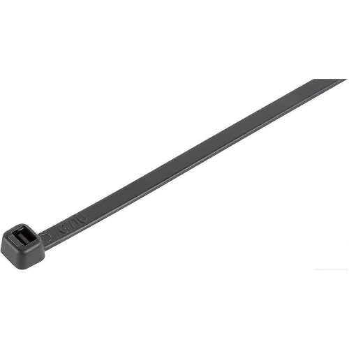 Lot de 100 serre-câbles noirs, 200 x 4,8 mm 2