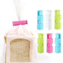 6 pezzi multiuso clip di chiusura per pane, sacchetto per toast con clip di chiusura, tipo di blocco,