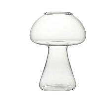 Verre à cocktail fantaisie en forme de champignon, transparent, idéal pour les soirées KTV, les bars
