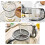 Transparent Hand Held Flour Sifter, Visible with Scale Handled Semi-Automatic Non-Stick Sifter,Large 3