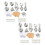 2 Set Polymer Clay Cutter Stainless Steel DIY Earring Tool Cutting Mold 1