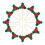 12 Pack Christmas Cake Topper Cupcake Picks Juhlatarvikkeet Misteli 1