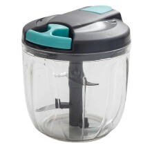 Hachoir manuel ZK 5 secondes, 900 ml, hache, coupe, mixe, légumes, noix, oignons, lames en acier inoxydable,