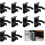 10 Pieces Kitchen Plinth Clip, Kitchen Plinth Fixing with Clip Holder, Kitchen Plinth for Sofas, Tables, 1