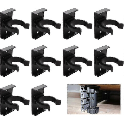 10 Pieces Kitchen Plinth Clip, Kitchen Plinth Fixing with Clip Holder, Kitchen Plinth for Sofas, Tables,