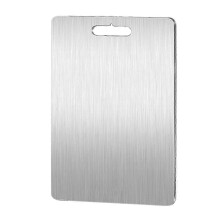 Stainless Steel Chopping Boards Rustproof Heavy Duty Kneading Boards Double Sided Non-Slip Fruits Vegetable
