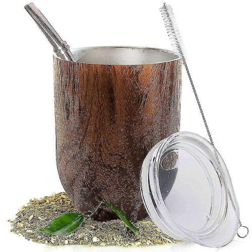 Yerba Mate Gourd Tea Cup Set 12oz 1
