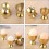 6 Stück Eierständer Edelstahl Eierbecher Gold Eierhalter Eierablage Eiertablett für Kinder Osterei 2