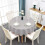 Round Tablecloth - Waterproof And Wrinkle Resistant Washable Table Cloths Polyester Fabric 2