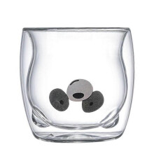 Schattige Panda Glazen Koffiekopje