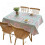 Tablecloth,Stain Resistant Print  Polyester Washable Table Cloth for Buffet Table, Parties, Holiday 1