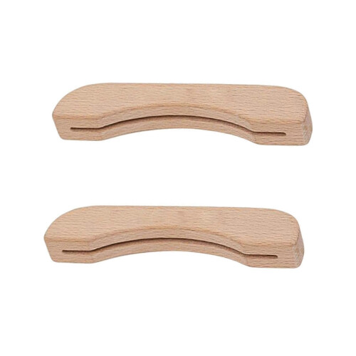 Solid Wood Barbecue Pan Handle Sauteing Grilling Pan Camping 2