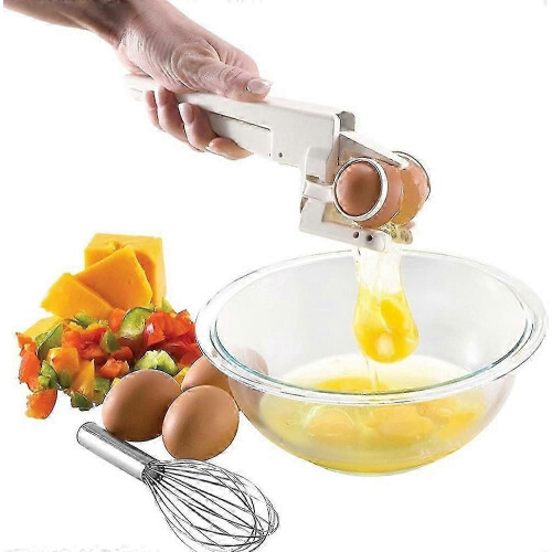 Kitchen Egg Yolk and White Separator Tool with Split-Free Design Gift Gadget 2