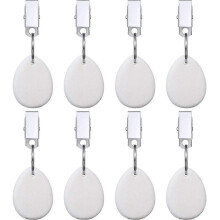 8Pcs Tablecloth Weights Teardrop Table Cover Weights Metal Clip Tablecloth Pendant Stone Table Weig