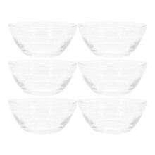 Lot de 6 bols à dessert en verre pour pudding, gelée, aliments, pour la maison