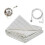 27x52Inch Grounding Sheet Conductive Silver Fiber Material EU PLUG 1