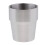 Double Wall Wine Cup Beer Mug Hot/Cold Beverage 260ml Silver A 3