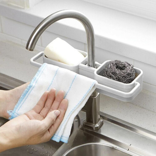 Kitchen Rack Creative Sink Storage Rack Rag Rack Hanging Basket 1